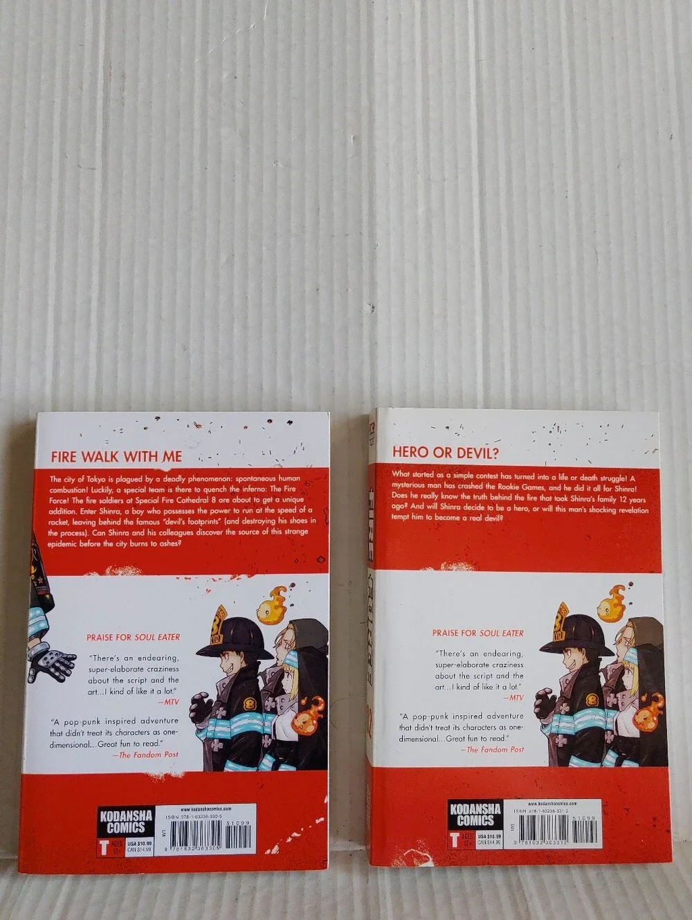 Fire Force Volumes 1 & 2 English Manga Book By Atsushi Ohkubo
